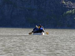 03C Canoeing On Mendenhall Lake On The Way To Mendenhall Glacier Near Juneau Alaska